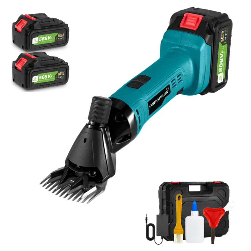 NewBeny 500W Cordless Electric Sheep Clippers 6 Gears [2 Batteries and a Charger Included]
