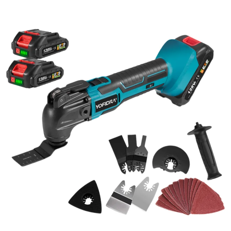 NewBeny Cordless Oscillating Multi Tool Electric Woodworking Cutting Tool