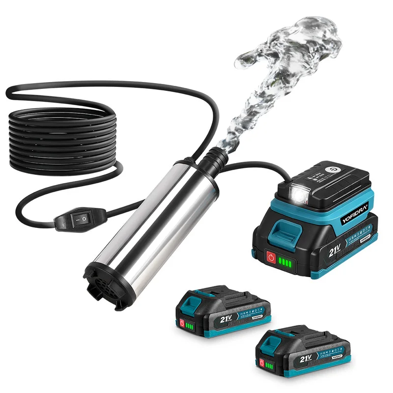 NewBeny Cordless Water Transfer Pump with 2 Batteries & Charger