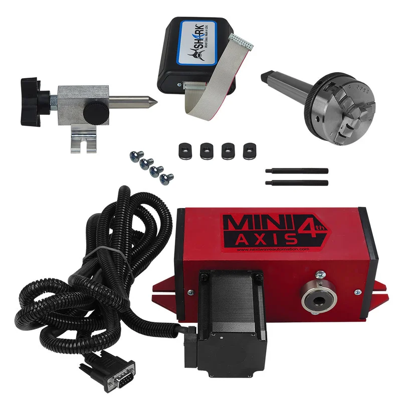 Next Wave CNC Shark Mini 4th Axis Tabletop System