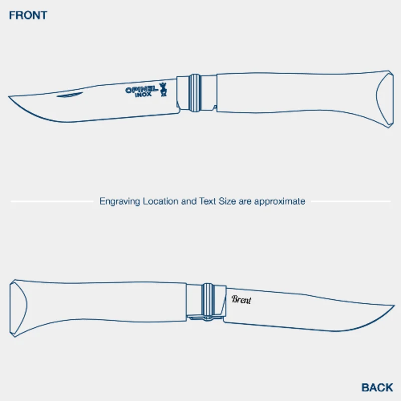No.08 Stainless Steel Folding Knife Beech