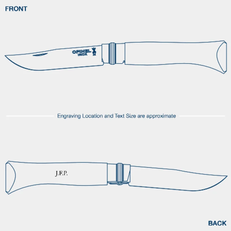 No.08 Stainless Steel Folding Knife Oak