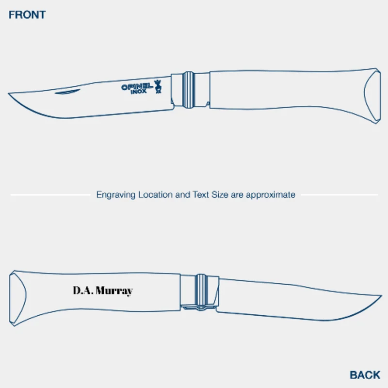 No.09 Stainless Steel Blade Folding Knife Oak