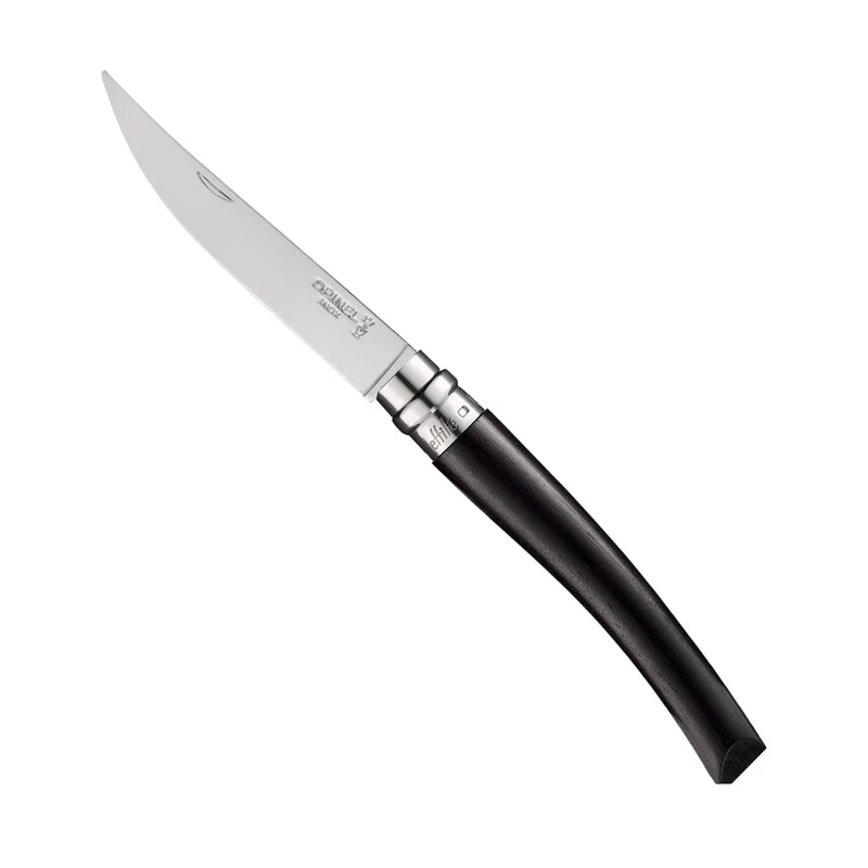 No.10 Effil Stainless Steel Slim Folding Knife - Ebony