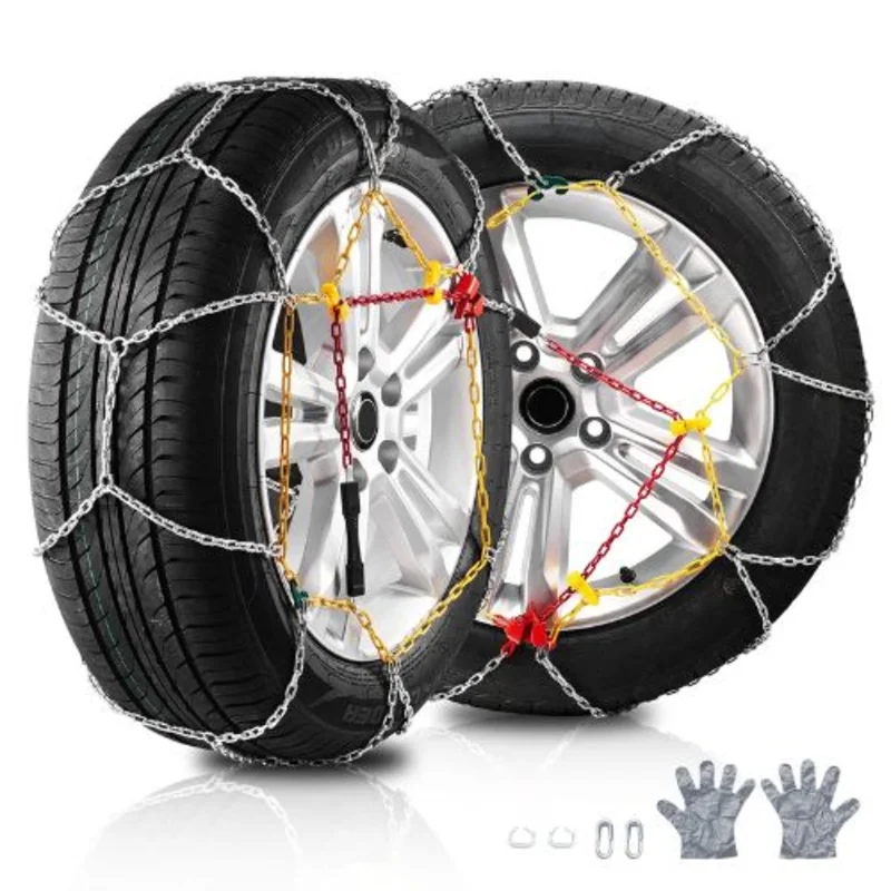No.130 Snow Chains Manganese Alloy Steel for Cars Pickups SUVs and Trucks S02-KNS130