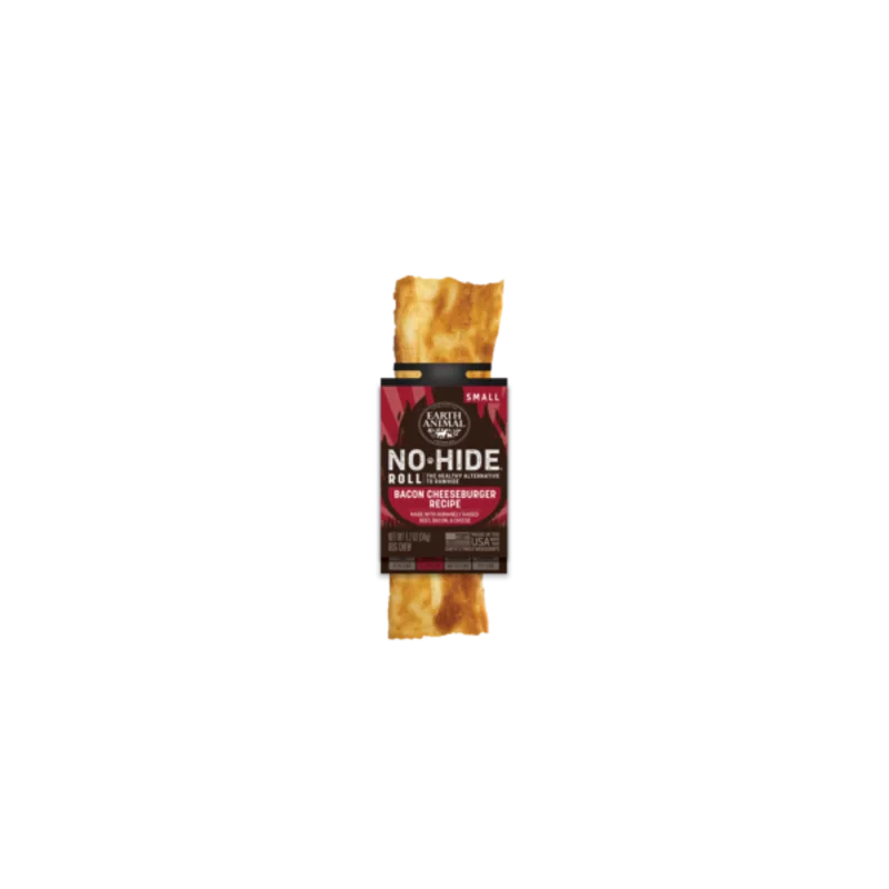 No-Hide Barbeque Collection Bacon Cheeseburger Rolls Dog Treats