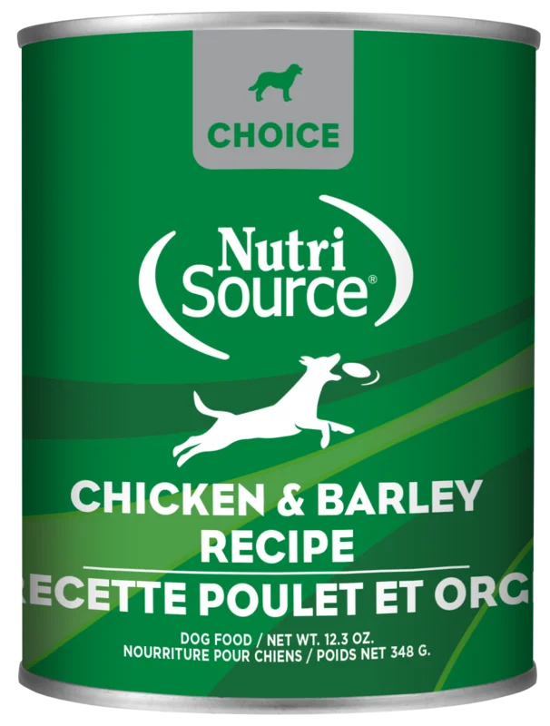 NutriSource Chicken & Barley Entre Healthy Affordable Wet Dog Food