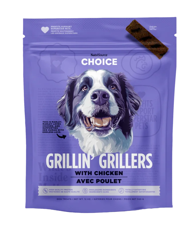 NutriSource Chicken Grillin' Grillers Dog Treats
