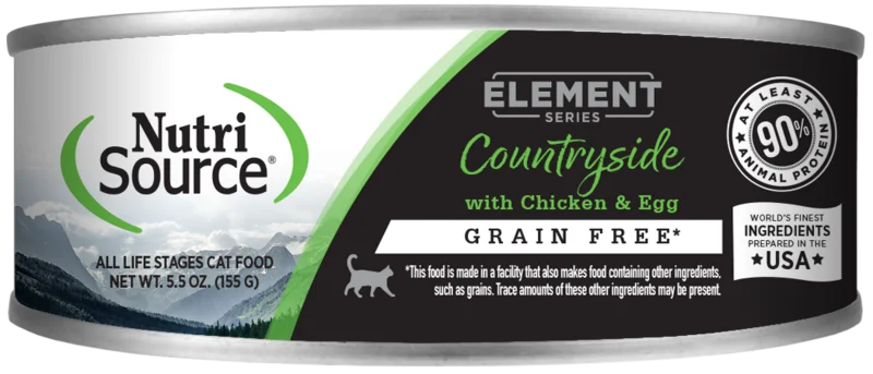 NutriSource Countryside Grain Free Chicken & Egg Blend Canned Cat Food