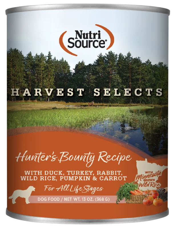 NutriSource Harvest Selects Hunters Bounty Recipe Wet Dog Food