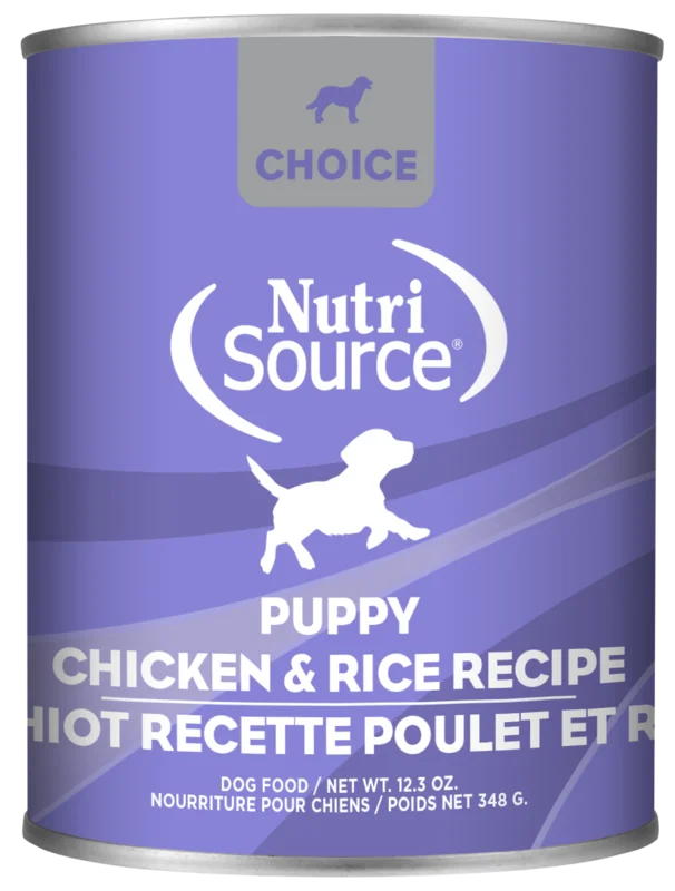 NutriSource Puppy Chicken & Rice Entre Healthy Affordable Wet Dog Food