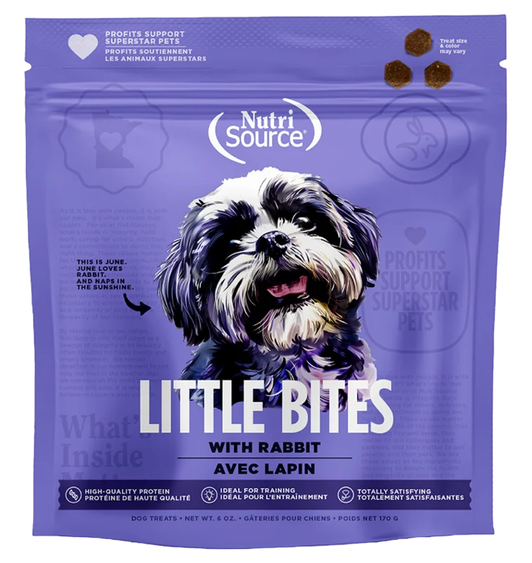 NutriSource Rabbit Little Bites Dog Treats
