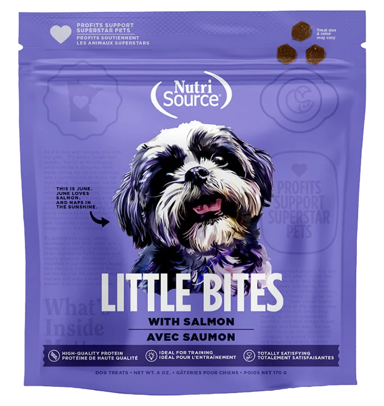 NutriSource Salmon Little Bites Dog Treats