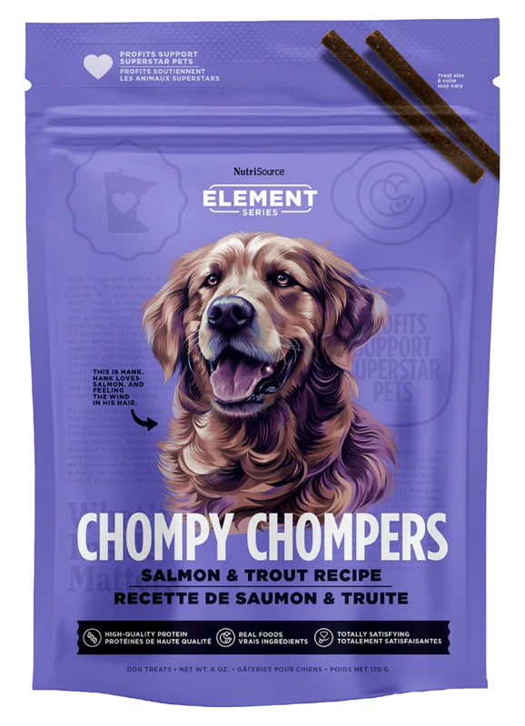 NutriSource Salmon & Trout Chompy Chompers Dog Treats