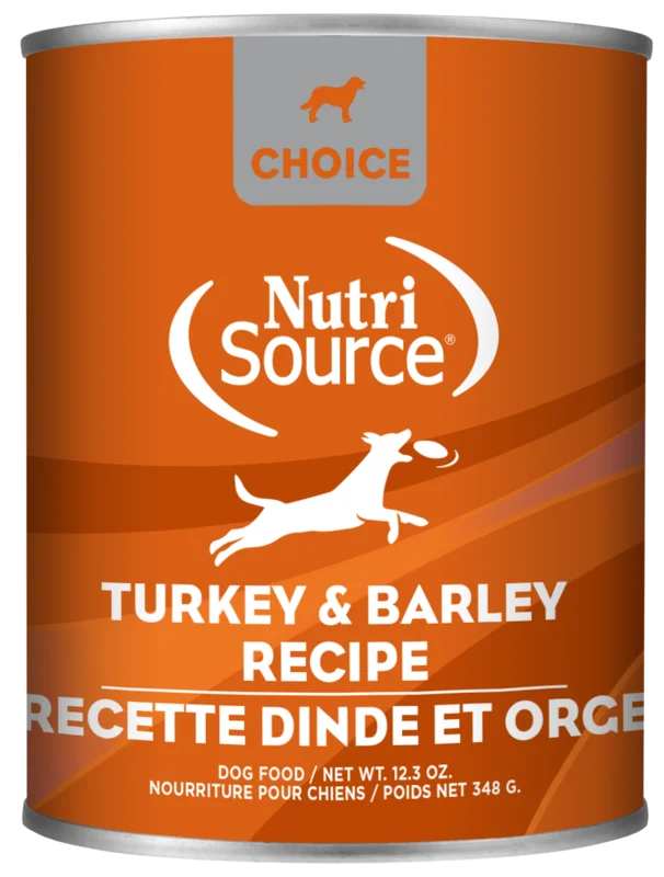 NutriSource Turkey & Barley Entre Healthy Affordable Wet Dog Food