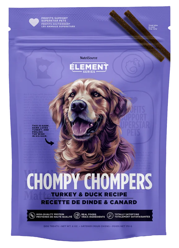 NutriSource Turkey & Duck Chompy Chompers Dog Treats