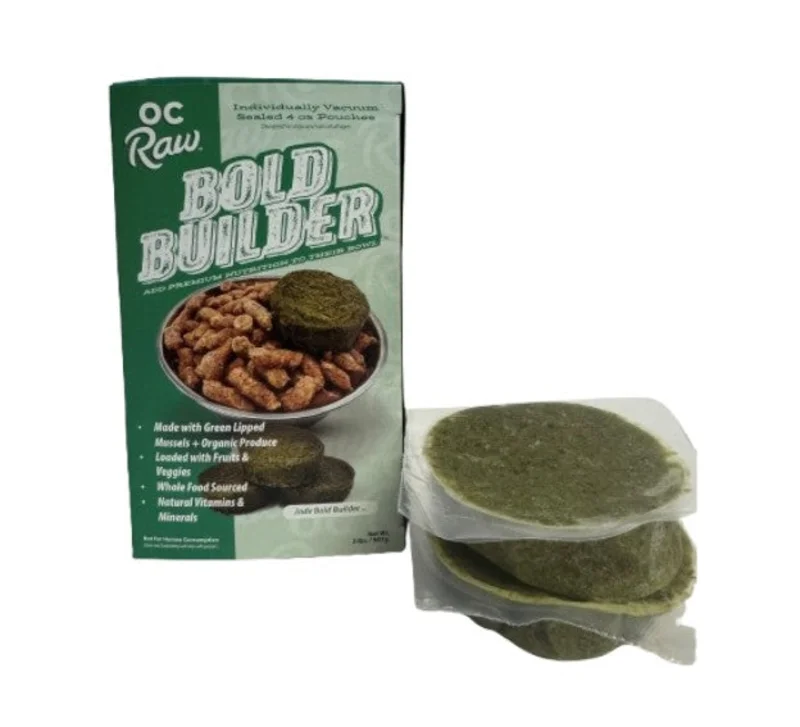 OC Raw Bold Builder Jade Green Lipped Mussel Dog Food