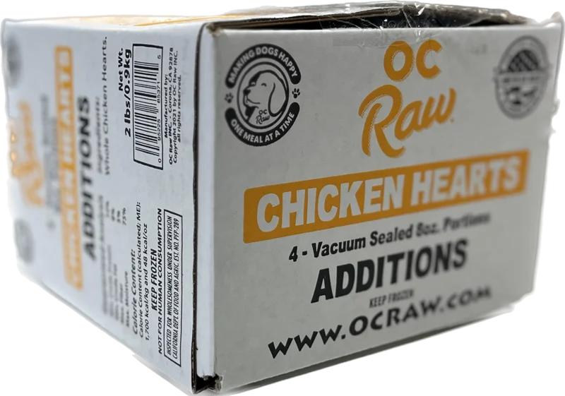 OC Raw Dog Chicken Hearts Additions