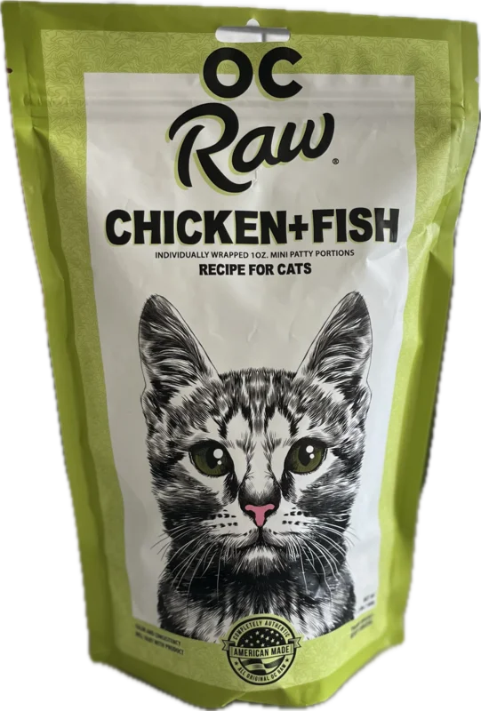 OC Raw Feline Frozen Chicken & Fish Recipe for Cats