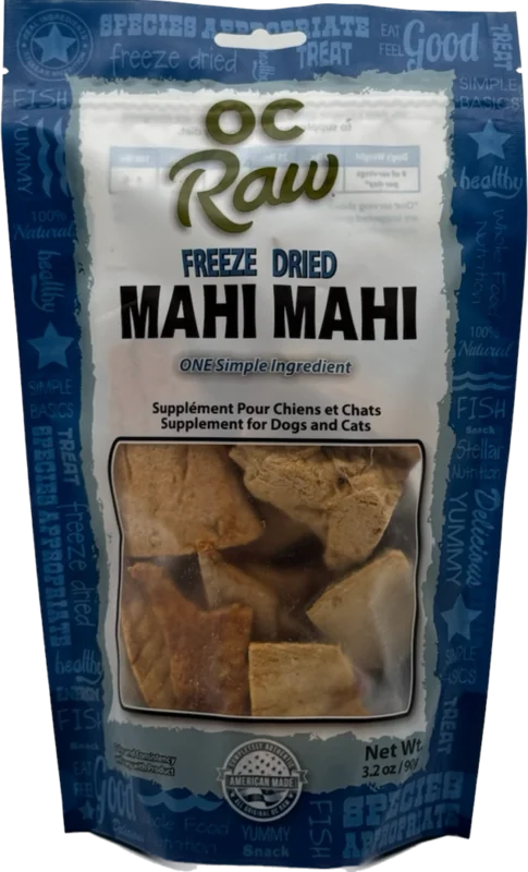 OC Raw Freeze Dried Mahi Mahi