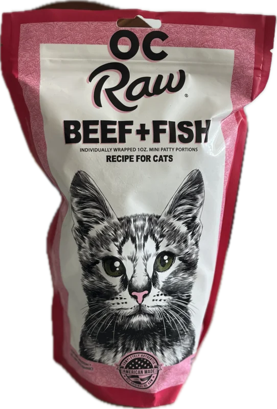 OC Raws Feline Beef + Fish Recipe for Cats