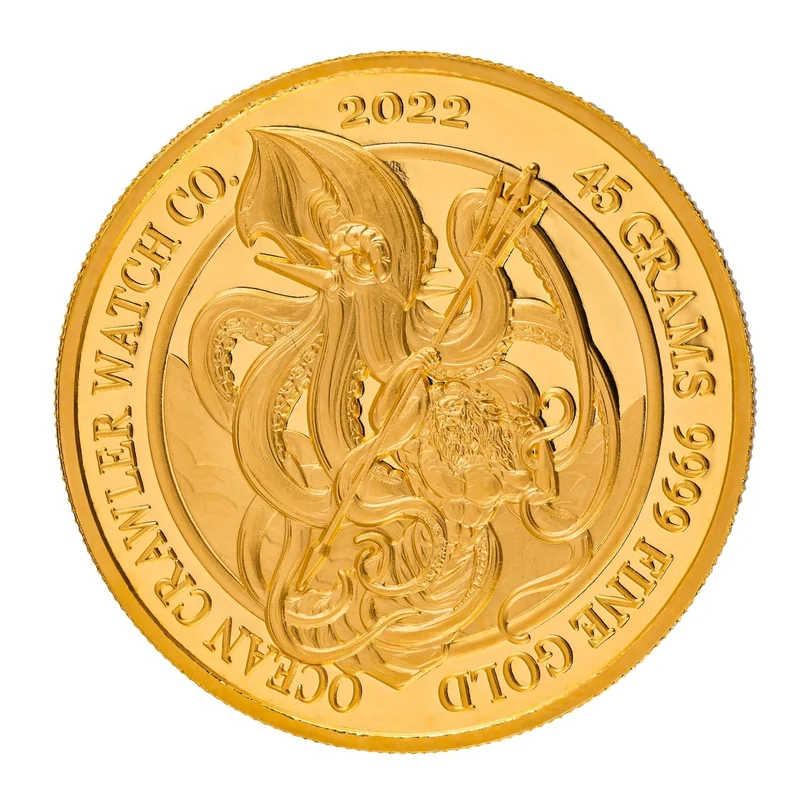 Ocean Crawler 45 Grams Gold Round - Limited Edition