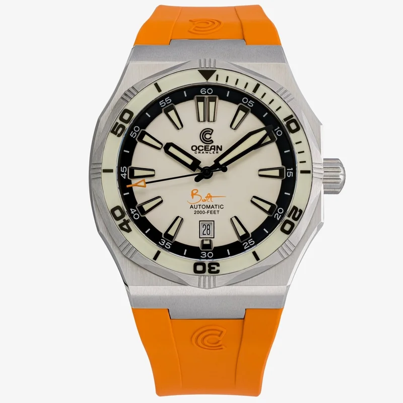Ocean Crawler Bolt - LumeWave Edition - Orange - Integrated bracelet Included!