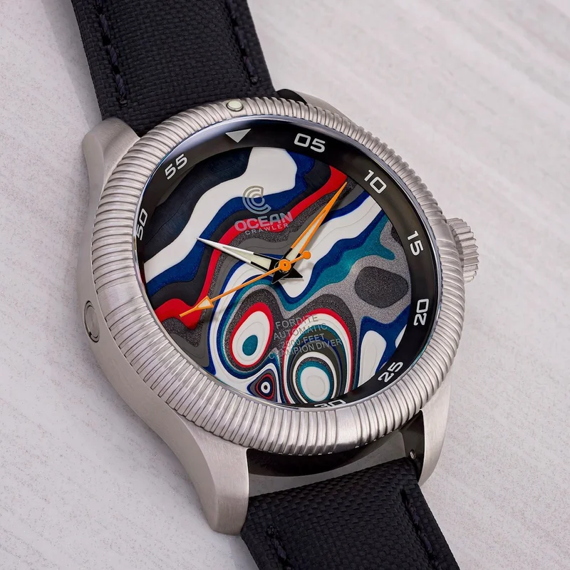 Ocean Crawler Champion Diver - Fordite - Unique Piece - RaceTrack Racer