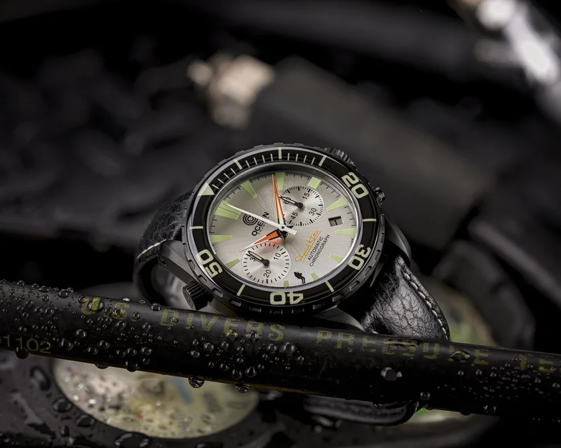 Ocean Crawler Chronograph Prototype - Silver