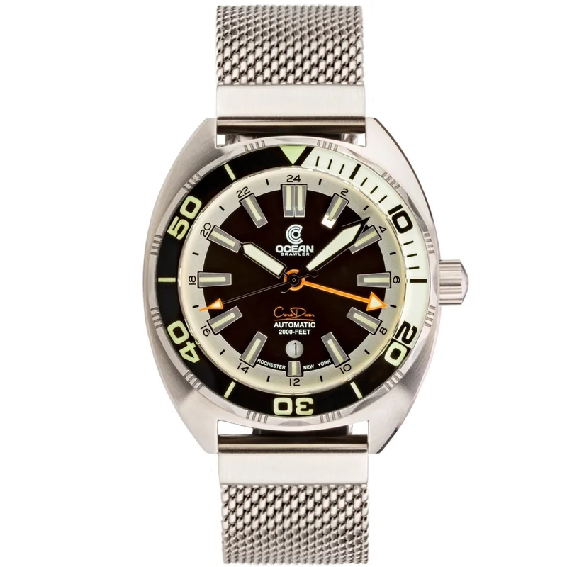 Ocean Crawler Core Diver GMT - Black/White