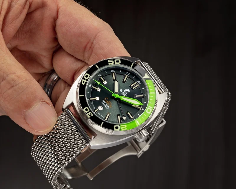 Ocean Crawler Core Diver Green GMT Sample - Like New