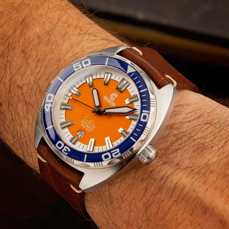 Ocean Crawler Core Diver V1 - Orange dial - Store Sample
