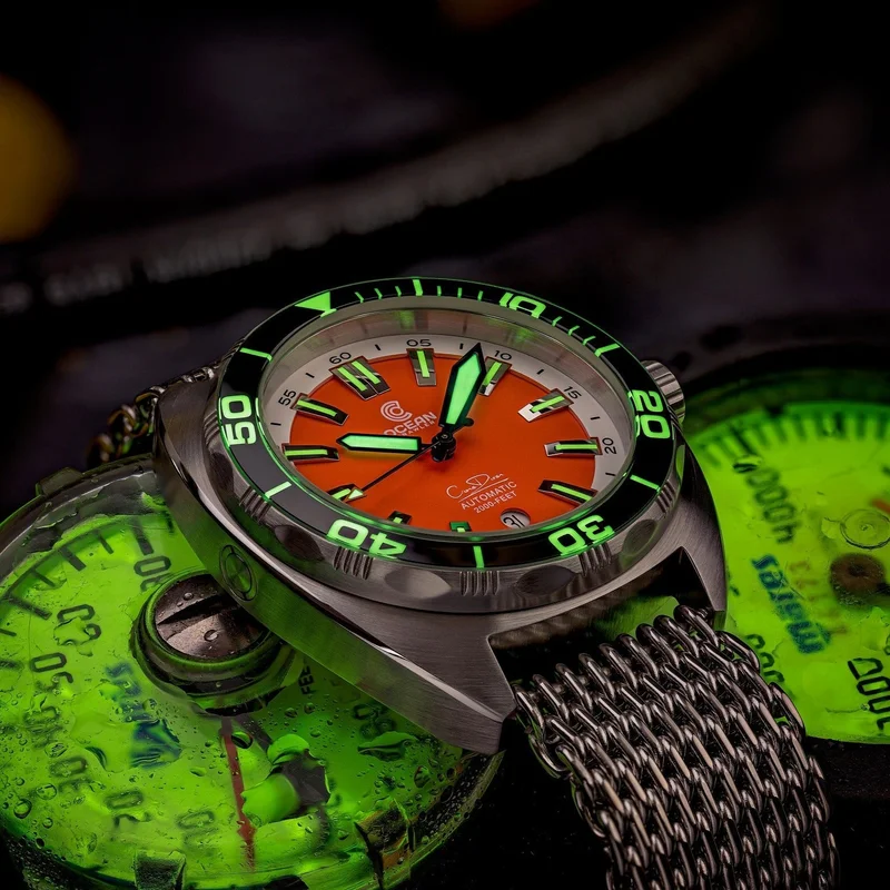 Ocean Crawler Core Diver V3 - Orange dial - Store Sample