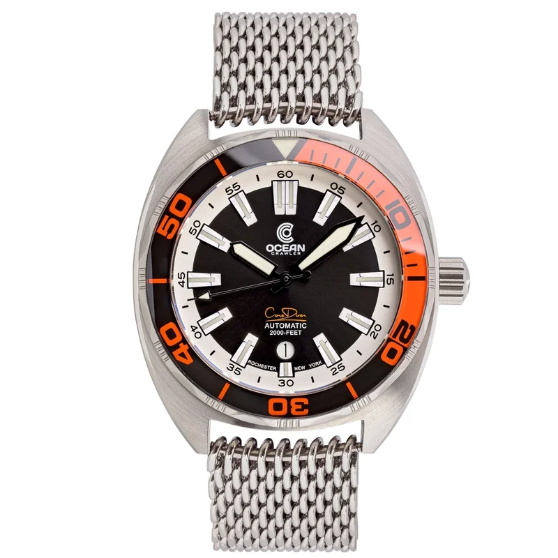 Ocean Crawler Core Diver V3 - Red Bezel