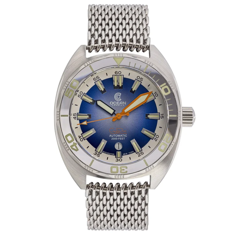 Ocean Crawler Core Diver V3 - Silver/G. Blue