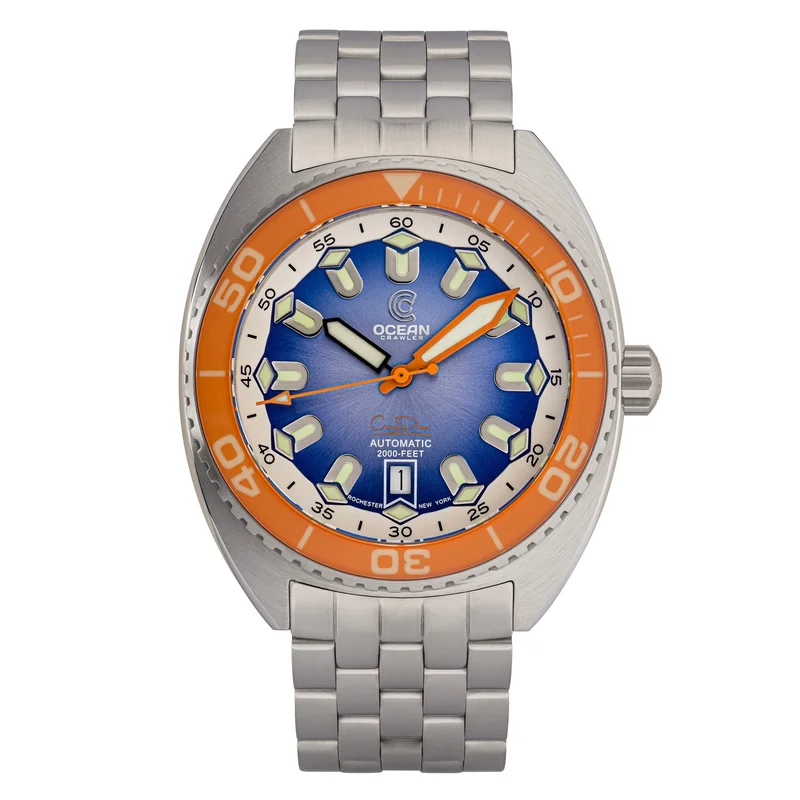 Ocean Crawler Core Diver V4 - Orange Bezel