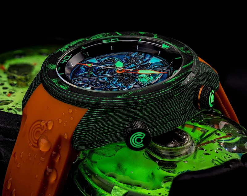 Ocean Crawler Lumed Carbon Fiber Prototype - Kraken Vs Neptune