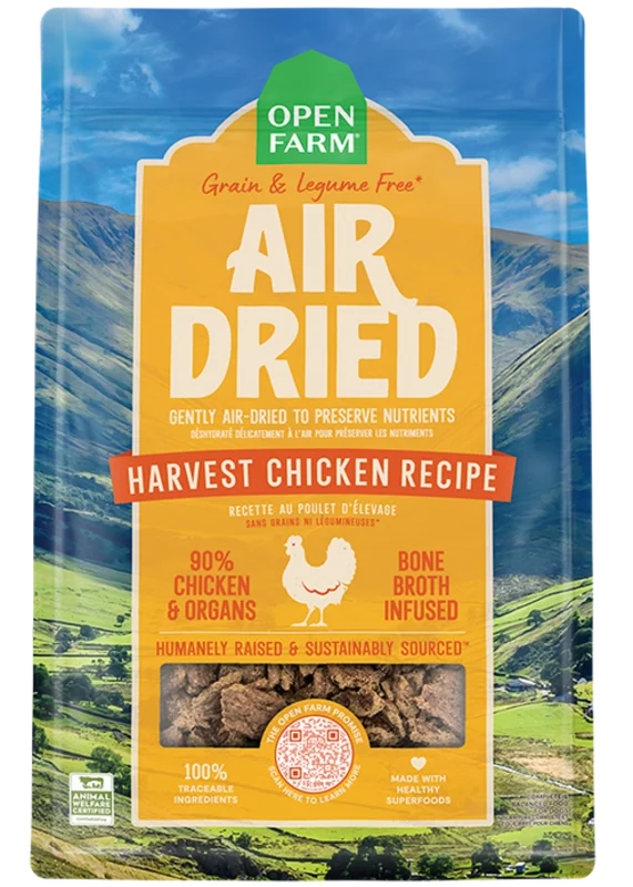 Open Farm Air Dried Harvest Chicken Recipe for Dogs