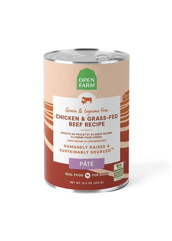 Open Farm Chicken & Grass-Fed Beef Pt for Dogs