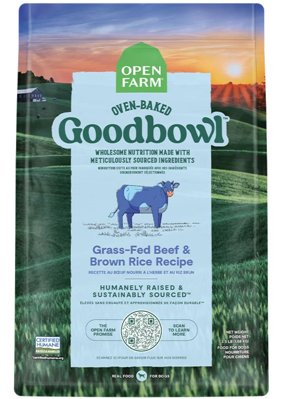Open Farm Goodbowl Grass-Fed Beef & Brown Rice Recipe for Dogs