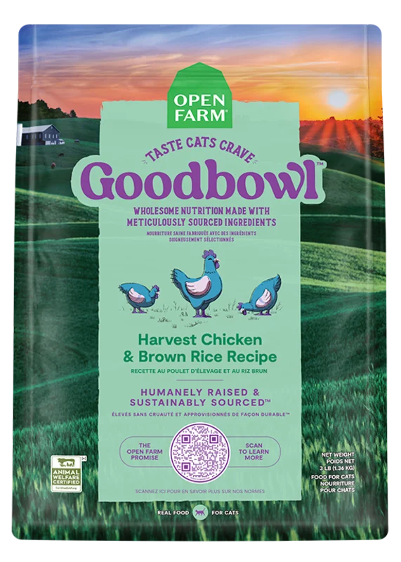 Open Farm Goodbowl Harvest Chicken & Brown Rice Recipe for Cats