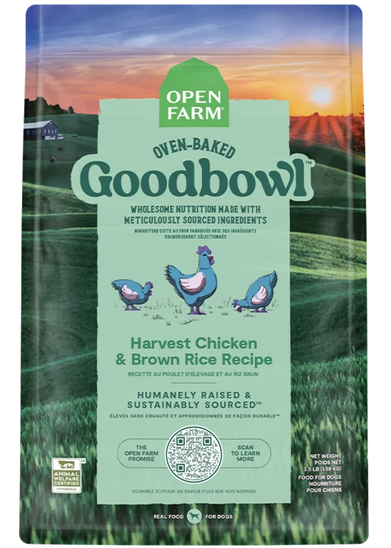 Open Farm Goodbowl Harvest Chicken & Brown Rice Recipe for Dogs