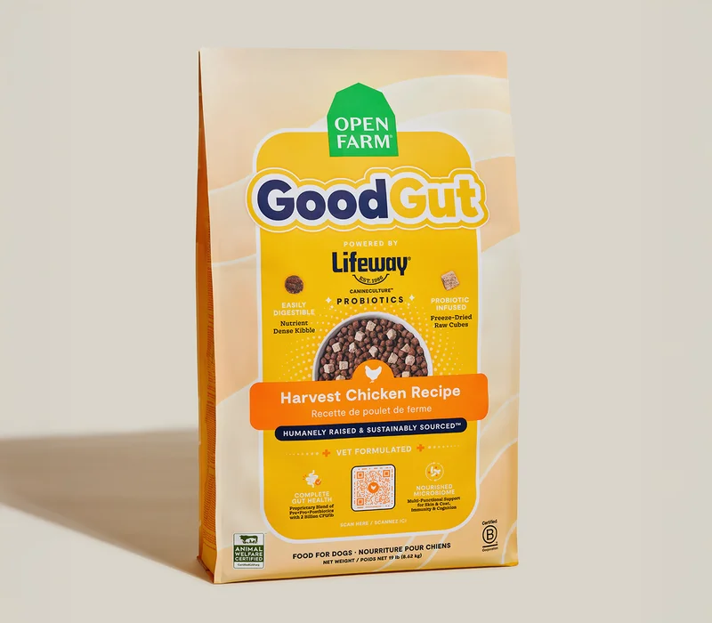 Open Farm GoodGut Harvest Chicken Dog Kibble