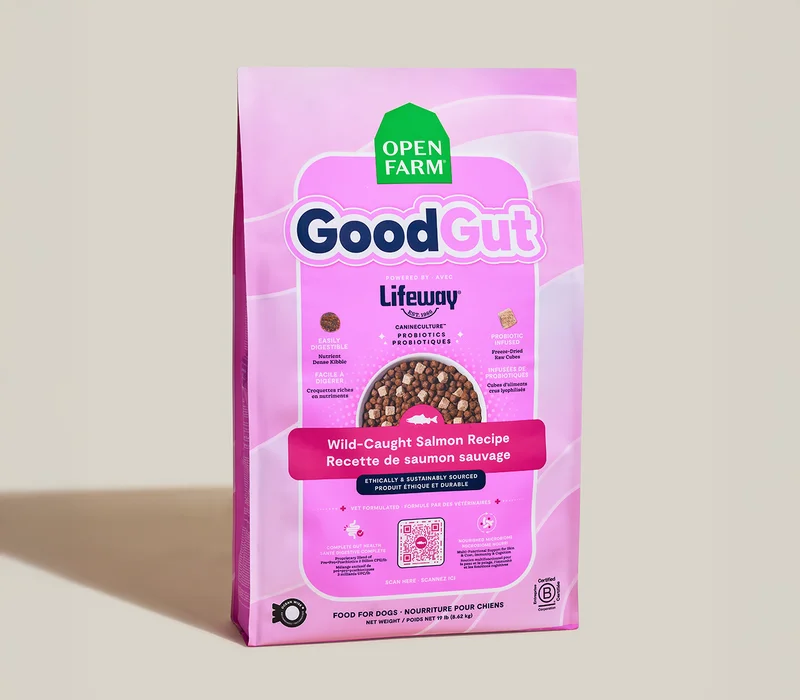Open Farm GoodGut Wild-Caught Salmon Dog Kibble