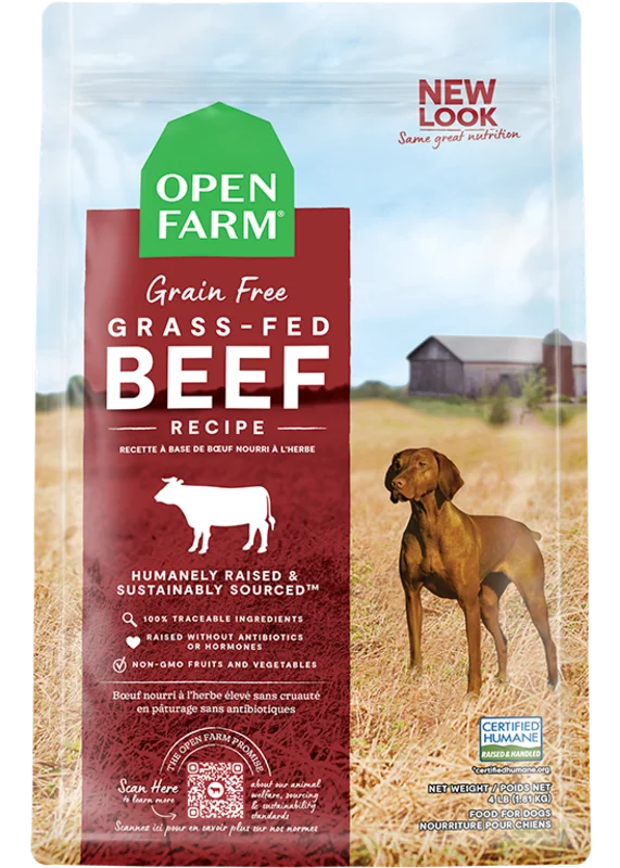 Open Farm Grass-Fed Beef Grain-Free Dry Dog Food