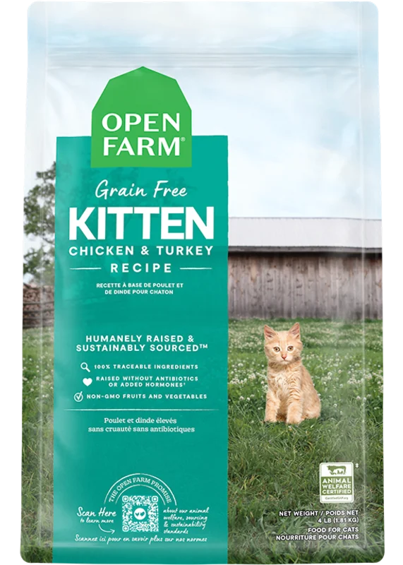 Open Farm Kitten Grain-Free Chicken & Turkey Recipe Dry Cat Food