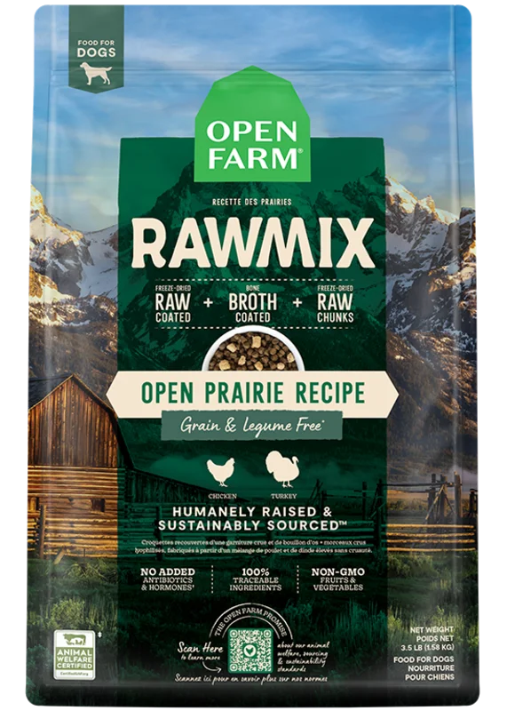Open Farm Open Prairie Grain-Free RawMix for Dogs