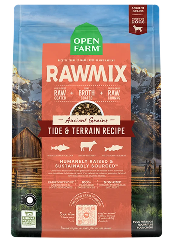 Open Farm Tide & Terrain Ancient Grains Rawmix for Dogs