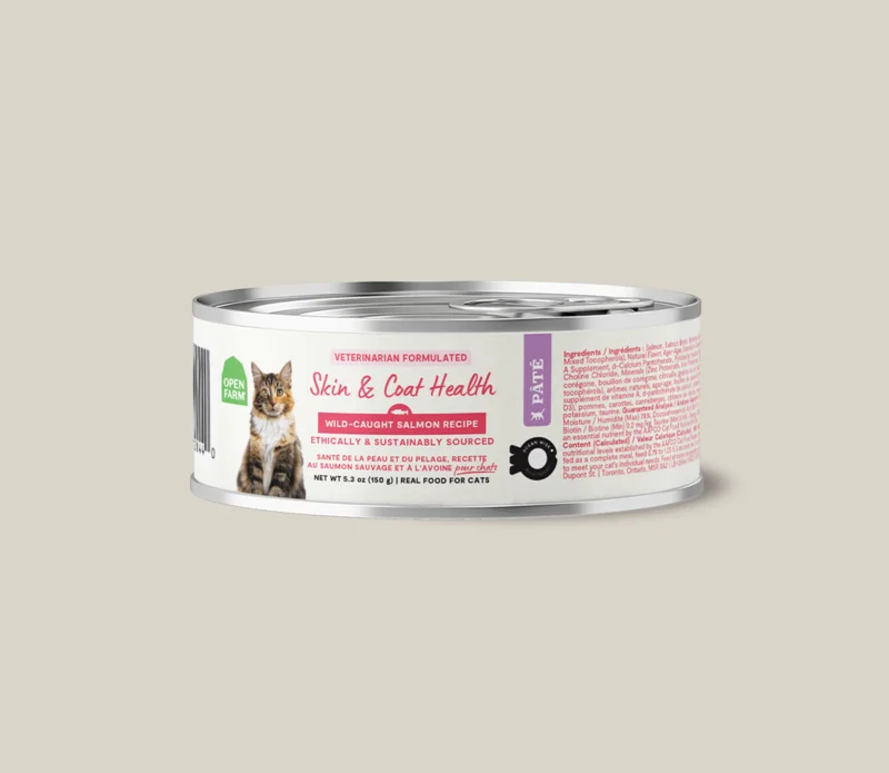 Open Farm Wild-Caught Salmon Skin & Coat Health Pt for Cats
