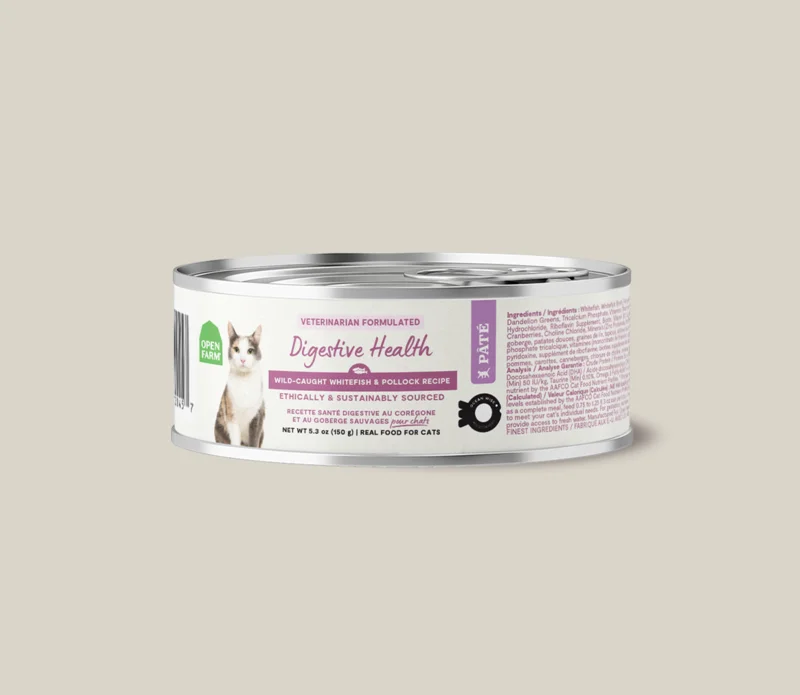 Open Farm Wild-Caught Whitefish & Pollock Digestive Health Pt for Cats